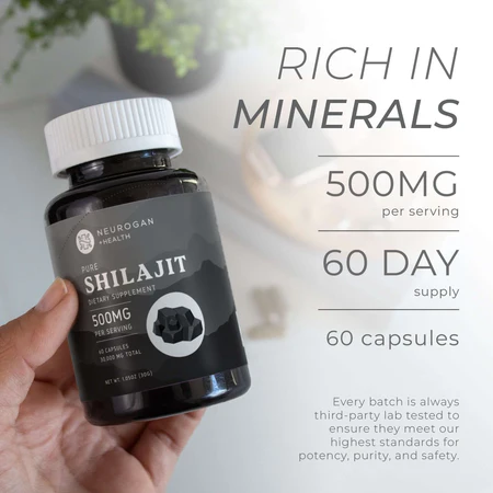 Neurogan Health || Himalayan Shilajit Capsules | 60CT. - Image 4