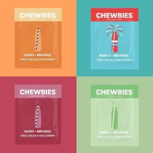 Chewbies || Delta 9 THC Single Pack Gummy | 10MG