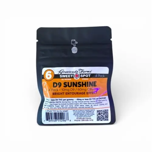 Gratitude Farms || Delta 9 THC + CBG Sunshine | 4CT.