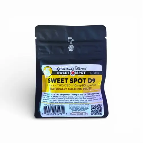 Gratitude Farms || Delta 9 THC + CBD Sweet Spot #5 | 4CT.
