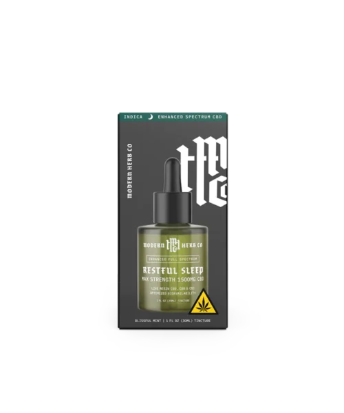 Modern Herb Co || Live Resin CBD | Restful Sleep Tincture: 1500mg (Indica)