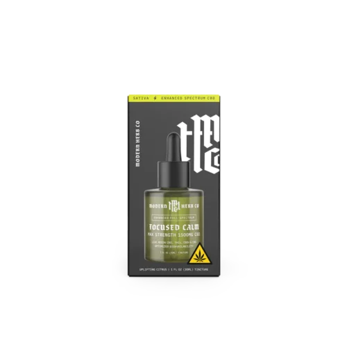 Modern Herb Co || Live Resin CBD | Focused Calm Tincture: 1500mg (Sativa)