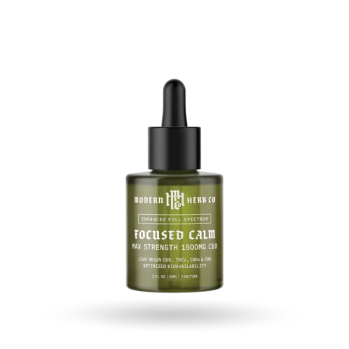 Alternative view of Modern Herb Co || Live Resin CBD | Focused Calm Tincture: 1500mg (Sativa)