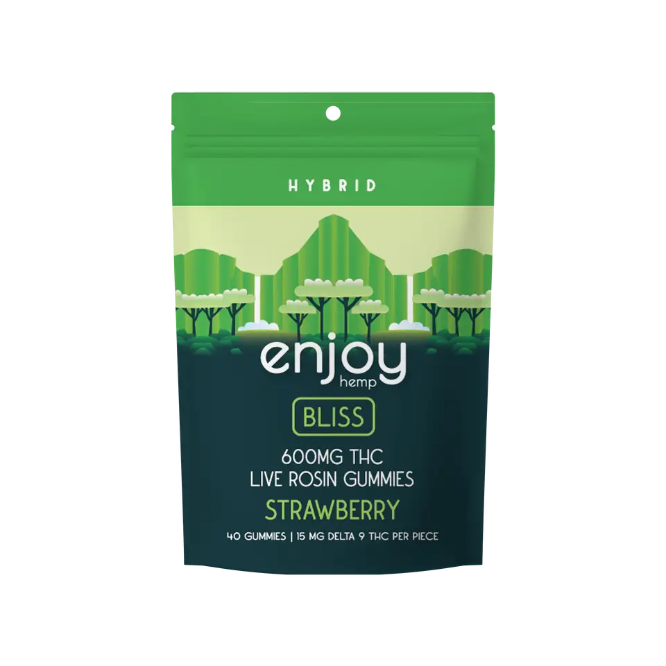 Enjoy Hemp || D9 THC Live Rosin Gummies | 600MG (40CT) - Image 4