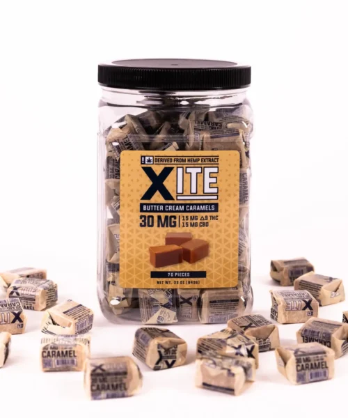 XITE || D9 THC + CBD Caramels | 5 Pack