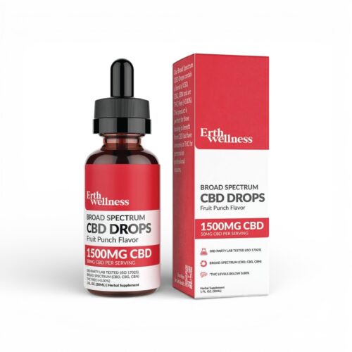 Erth Wellness || Broad Spectrum THC Free CBD Drops