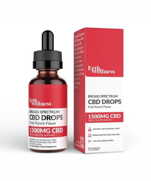 Erth Wellness || Broad Spectrum THC Free CBD Drops