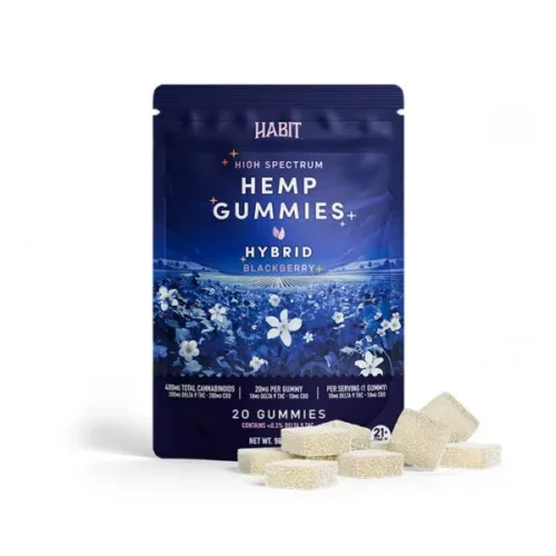Habit || Delta 9 THC + CBD Blackberry Gummies- Hybrid | 10MG