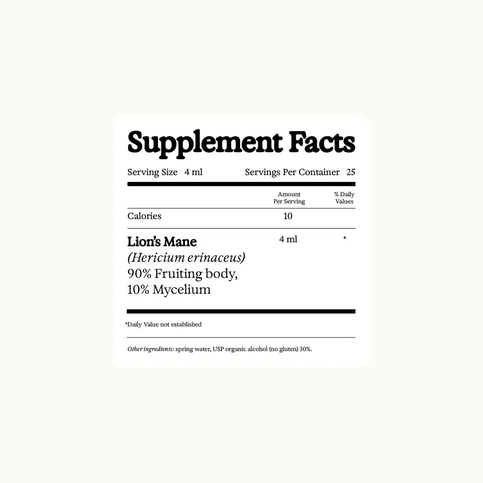 Rainbo || Lion's Mane *Alcohol-Free* Tincture - Image 2