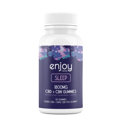 Enjoy Hemp || CBD+CBN Gummies For Sleep | 1800MG