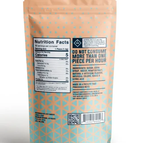 Alternative view of Xite || Delta 9 THC + CBD Hard Candies | 200MG