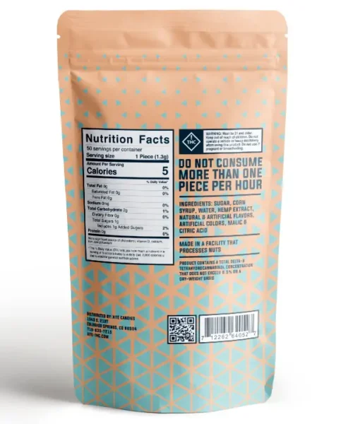 Alternative view of Xite || Delta 9 THC + CBD Hard Candies | 200MG