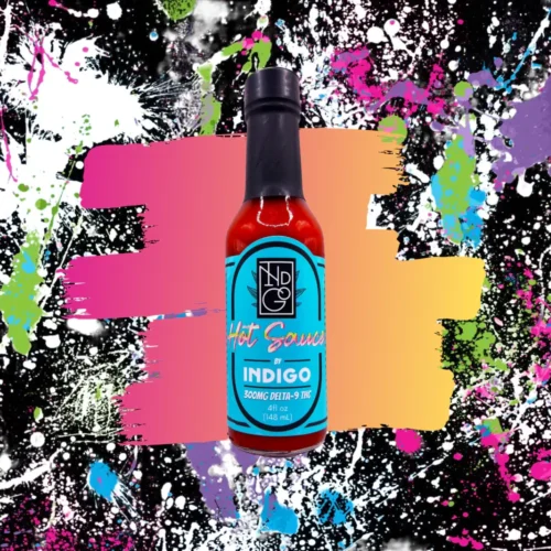 Alternative view of Indigo || Delta 9 THC Hot Sauce - 300MG