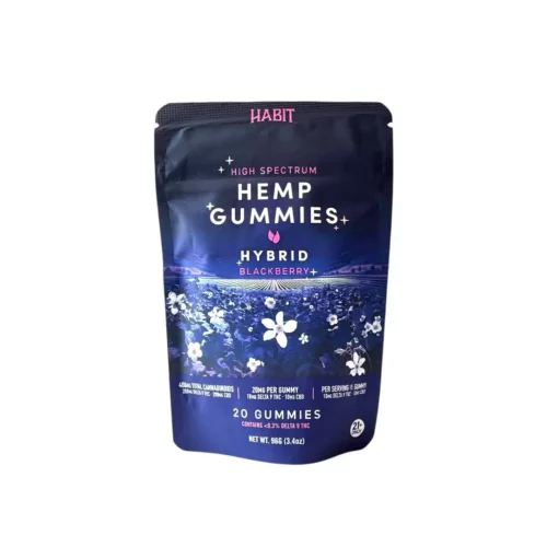 Habit || Delta 9 THC + CBD Blackberry Gummies- Hybrid | 10MG