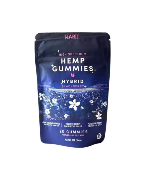 Habit || Delta 9 THC + CBD Blackberry Gummies- Hybrid | 10MG