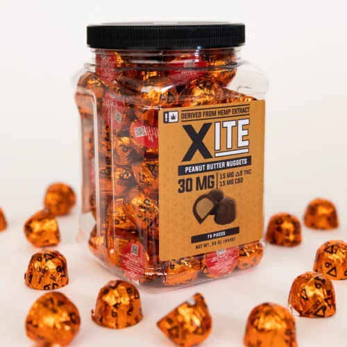 XITE || D9 THC + CBD Peanut Butter Nuggets | 5 Pack