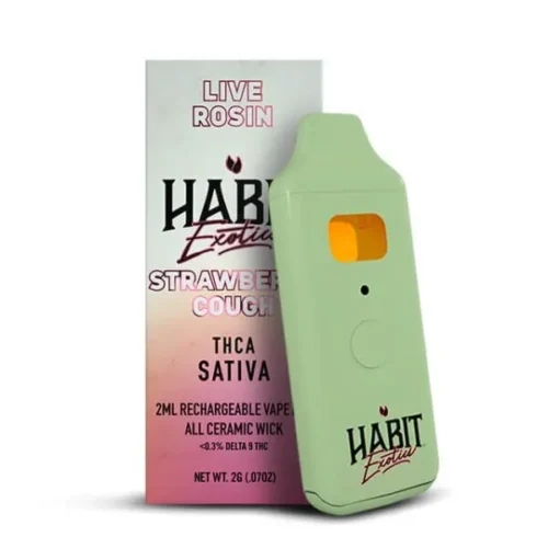 Habit || THCA Exotic Live Rosin Disposable | Strawberry Cough - 2 Gram